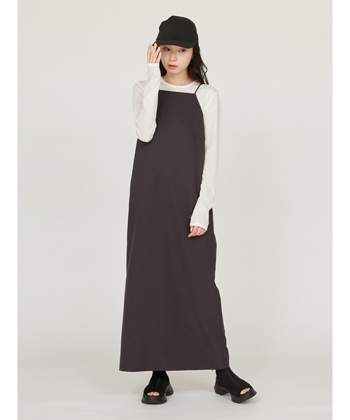 emmi atelier　サマーワンピース　ロング　キャミワンピース　ゆったり emmi ワンピース Iラインキャミワンピース : ZOZOTOWN Yahoo!店