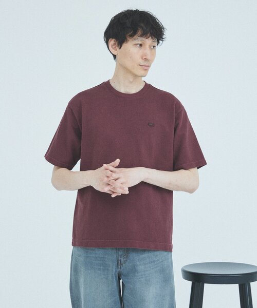 LACOSTE tシャツ / ラコステ 別注 ピグメント ダイ ピケ Tシャツ