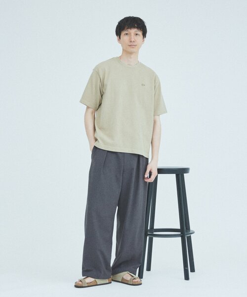 ラコステ ブランド ピケ T シャツ LACOSTE tシャツ / ラコステ 別注 ピグメント ダイ ピケ Tシャツ