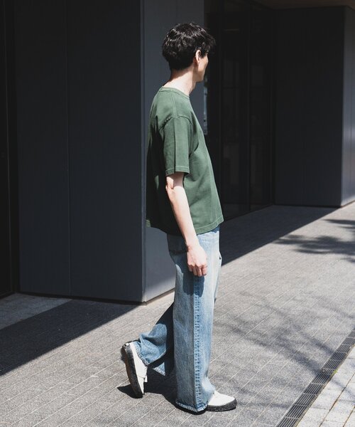 LACOSTE tシャツ / ラコステ 別注 ピグメント ダイ ピケ Tシャツ