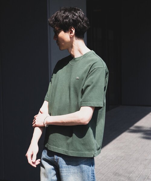 LACOSTE tシャツ / ラコステ 別注 ピグメント ダイ ピケ Tシャツ