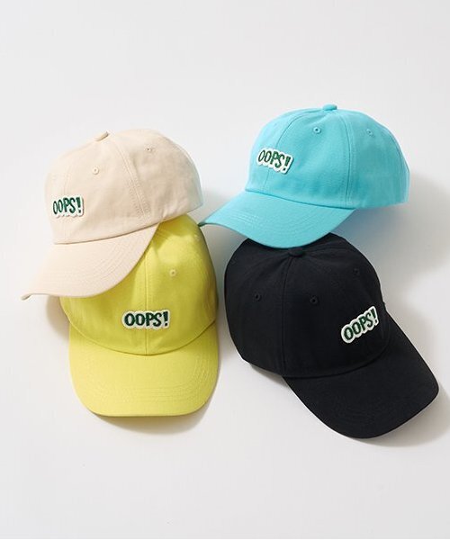 b・ROOM（ビールーム） キャップ 帽子 OOPS!ワッペンキャップ「子供服