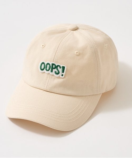 b・ROOM（ビールーム） キャップ 帽子 OOPS!ワッペンキャップ「子供服