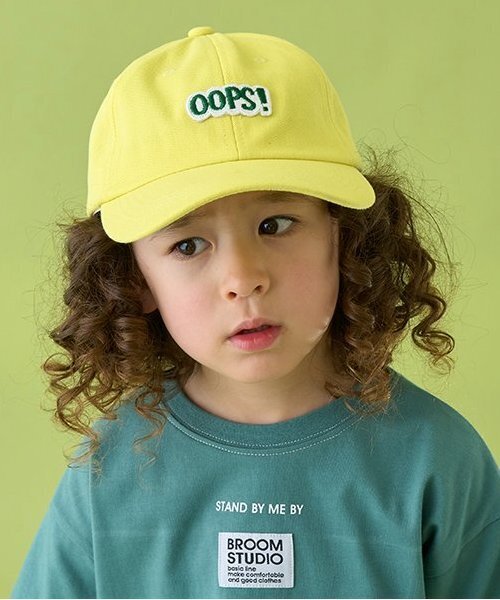 b・ROOM（ビールーム） キャップ 帽子 OOPS!ワッペンキャップ キッズ