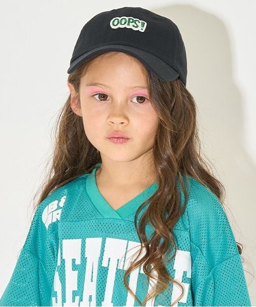 b・ROOM（ビールーム） キャップ 帽子 OOPS!ワッペンキャップ「子供服