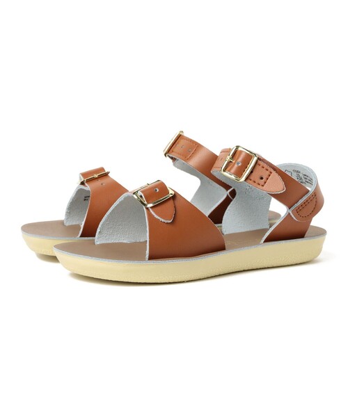 サンダル SALT WATER SANDALS / Surfer ウォッシャブル レザー サンダル (約16〜19cm） キッズ 子供 男の子 女の子の画像