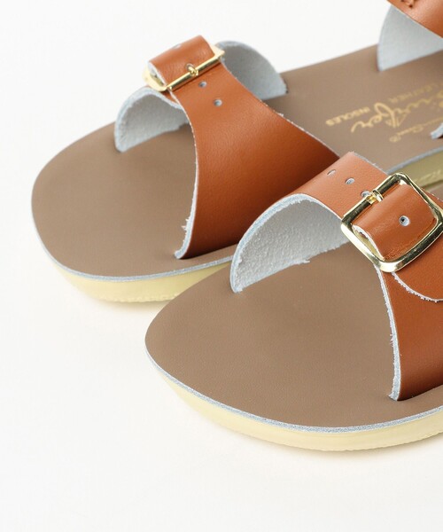 サンダル SALT WATER SANDALS / Surfer ウォッシャブル レザー サンダル (約16〜19cm） キッズ 子供 男の子 女の子の画像