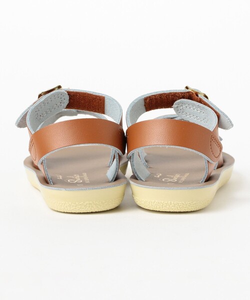 サンダル SALT WATER SANDALS / Surfer ウォッシャブル レザー サンダル (約16〜19cm） キッズ 子供 男の子 女の子の画像