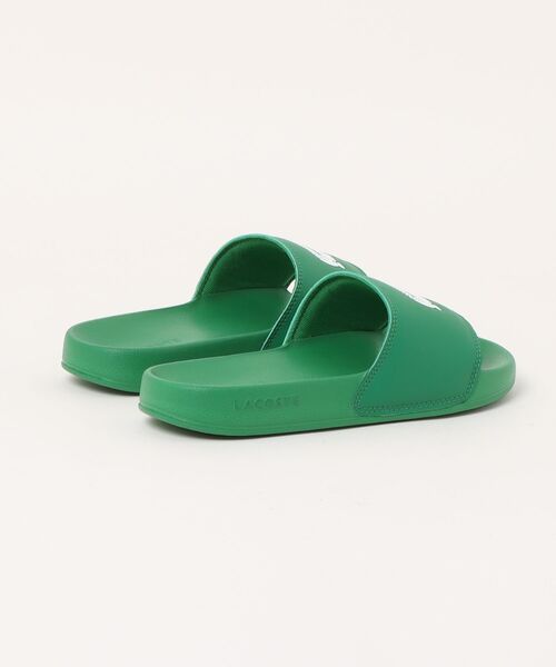 ラコステ サンダル 28cm グリーン EVA スライド lacoste LACOSTE ラコステ サンダル EVA レディース SERVE SLIDE 3.0
