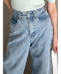 ジーンズ デニム デニムパンツ 「追加生産」パールデニムパンツ レディース｜ZOZOTOWN Yahoo!店