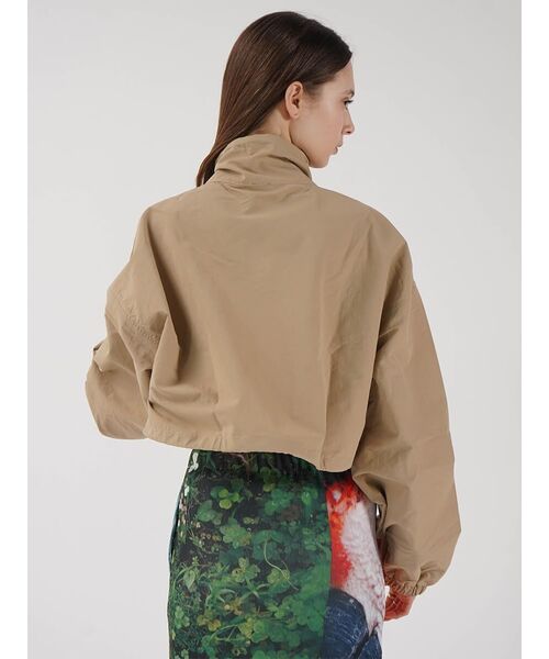 コート アウター STAND COLLAR NYLON SHORT BLOUSON レディース