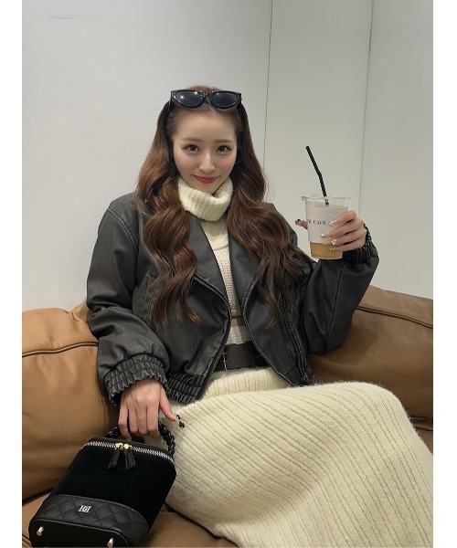 Darich（ダーリッチ） ライダースジャケット FREE ブラック レディース