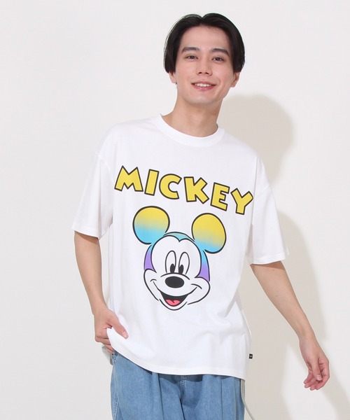 Disney（ディズニー） tシャツ 「綿100％」親子お揃い グラデーション