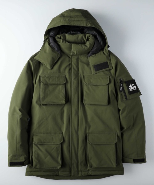 「CAMP7」 ダウンジャケット L オリーブ メンズ_画像2
