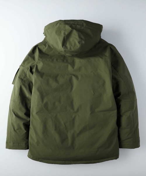 「CAMP7」 ダウンジャケット L オリーブ メンズ_画像3
