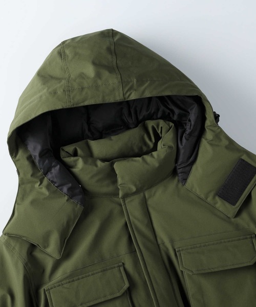 「CAMP7」 ダウンジャケット L オリーブ メンズ_画像7