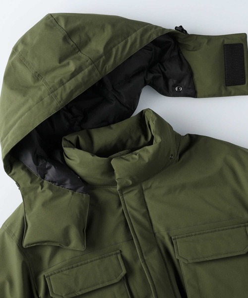 「CAMP7」 ダウンジャケット L オリーブ メンズ_画像8