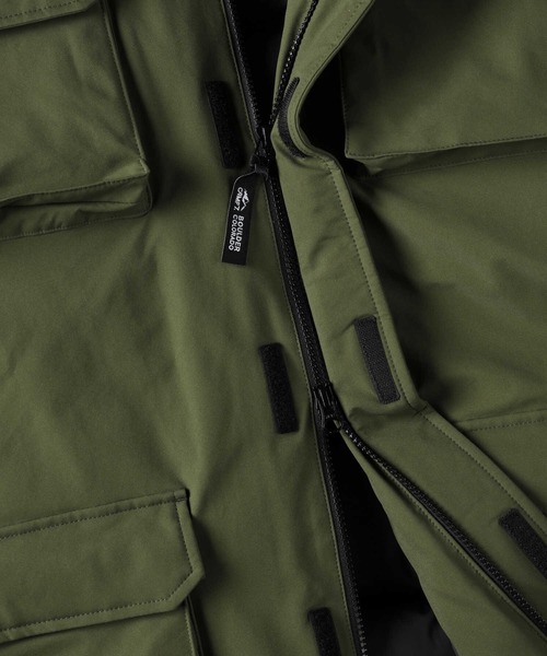 「CAMP7」 ダウンジャケット L オリーブ メンズ_画像9