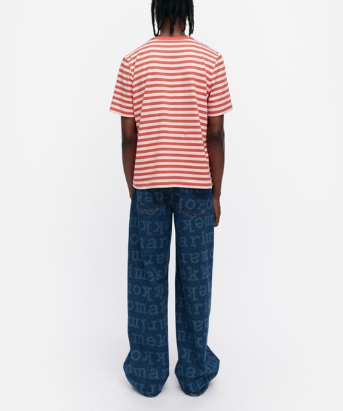 【新品未使用タグあり】Marimekko Kioski ストライプ Tシャツ marimekko（マリメッコ）の「【kioski】Unikko / Henrika