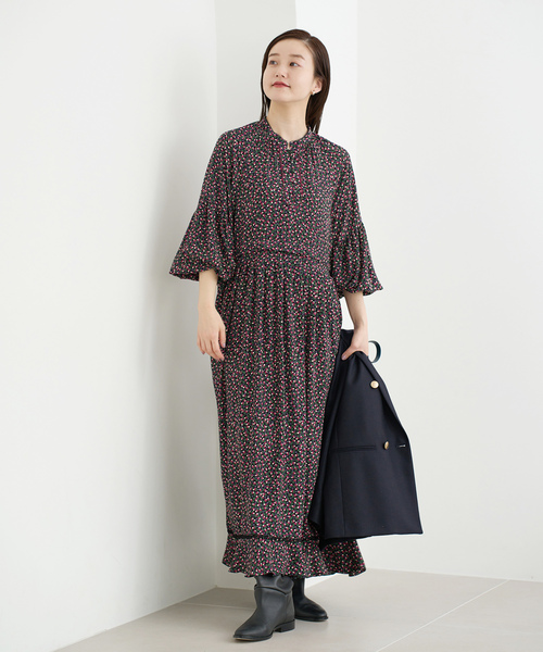 IENA 「IENA」 長袖ワンピース 36 ブラック レディース : ZOZOTOWN