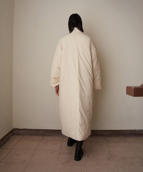 ENOF Twill Coat ホワイト 週末セール！】ENOF twill long coat ホワイト M