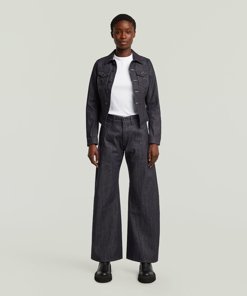 G-STAR RAW ワイドパンツ ジーンズ デニム デニムパンツ Contor 3D 