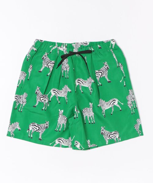 Revo. パンツ アニマル 総柄プリント バギー ショートパンツ メンズ