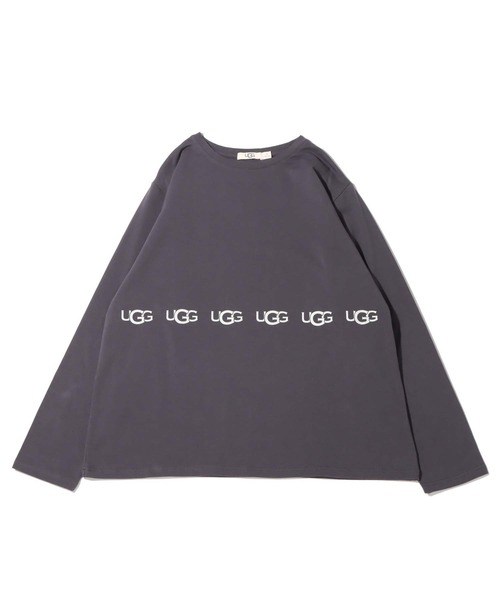 「UGG」 長袖カットソー L ブラック レディース