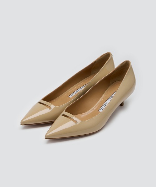 【PELLICO】ANIMA アネッリ エナメル パンプス　23㎝ PELLICO パンプス ANIMA アネッリ エナメル 3.5cm BEIGE
