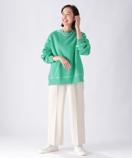 niko and…（ニコアンド） スウェットカットソー FREE ピンク