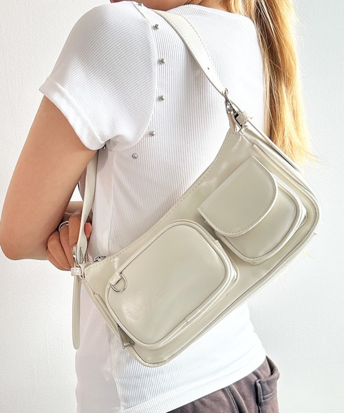 KOM（ドットコム） ショルダーバッグ バッグ A'GEM/9 × 「.KOM/ドット