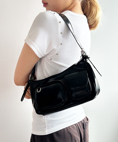 KOM（ドットコム） ショルダーバッグ バッグ A'GEM/9 × 「.KOM/ドット