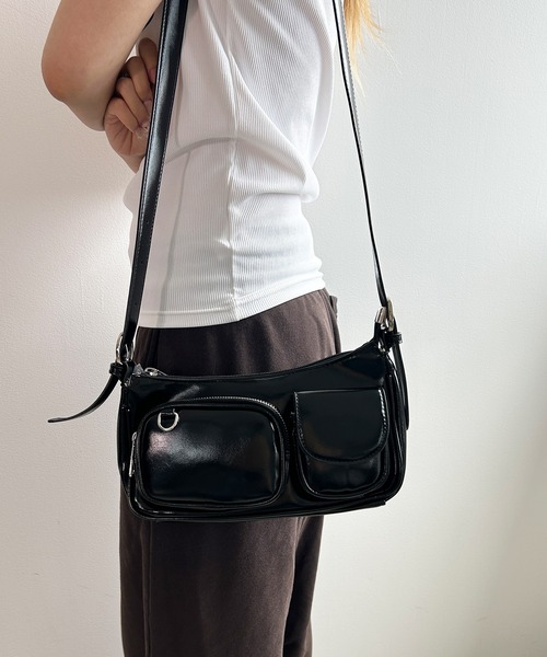 KOM（ドットコム） ショルダーバッグ バッグ A'GEM/9 × 「.KOM/ドット