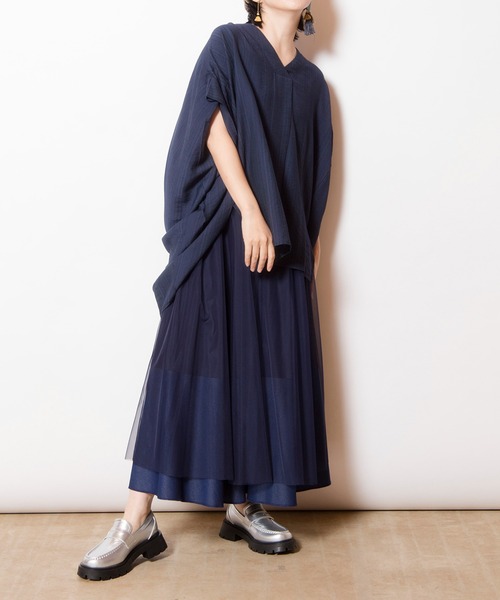 OSMOSIS（オズモーシス） スカート チュールレイヤードスカート