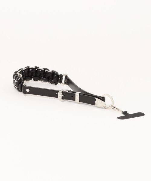 売れ筋がひ新作！ TOGA TOO TOGA TOO Leather braid phone handle strap スマホアクセサリー