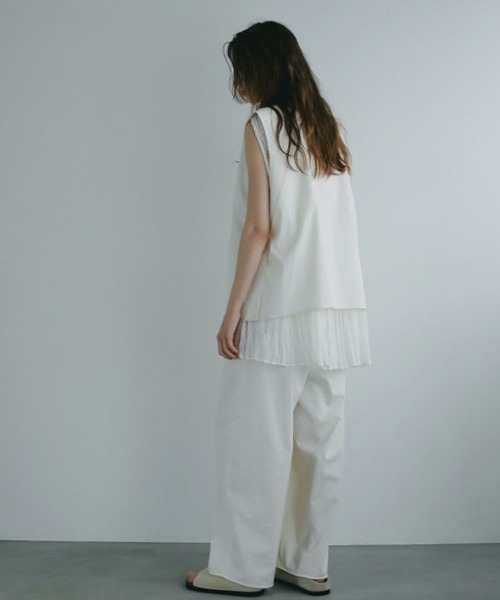 ETRE TOKYO（エトレトウキョウ） ベスト ジレ シャンブルサイドタック