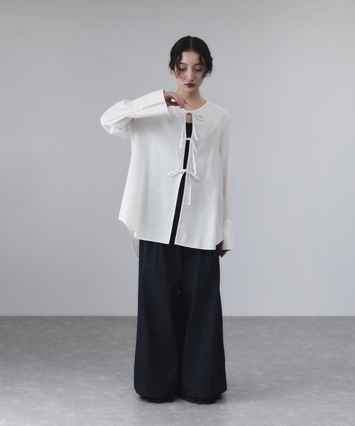 ADAM ET ROPE'（アダムエロペ） ブラウス シャツ 「サステナブル