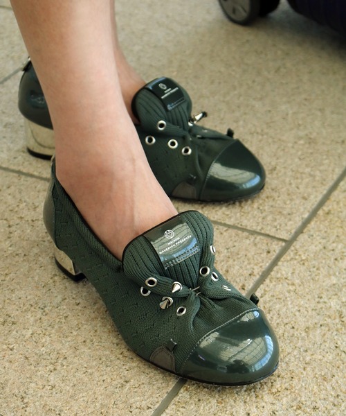 メゾンマーベリックプレゼンツ　Punk Ballet Slipon Scrap Book（スクラップブック） パンプス 「MAISON MAVERICK PRESENTS