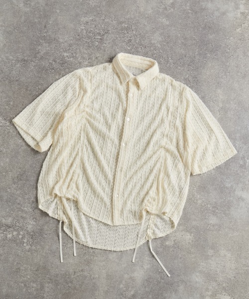 「ADRER」 半袖シャツ S グリーン メンズの画像3