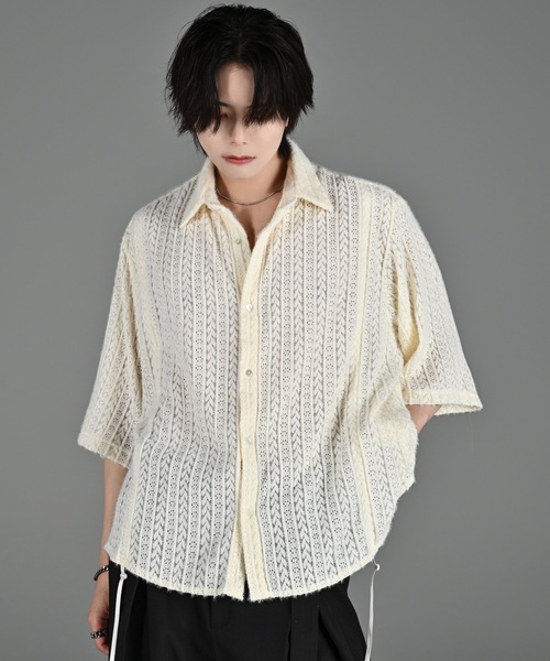 「ADRER」 半袖シャツ S グリーン メンズの画像8