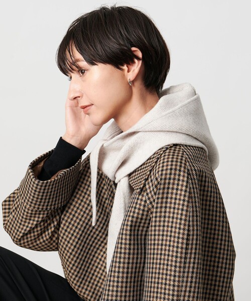 UNITED ARROWS ストール マフラー ニット フードストール