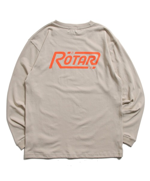 「ROTAR」 長袖Tシャツ LARGE ベージュ メンズ