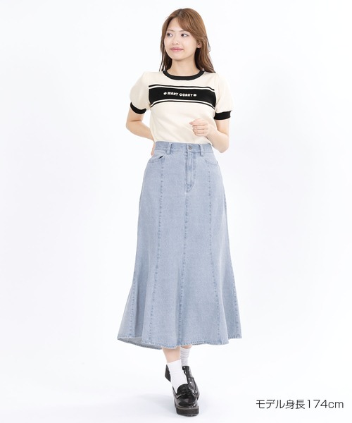 マリークワント MARY QUANT レトロロゴライン プルオーバー （ネイビー） MARY QUANT tシャツ マリークワント mary quant レトロロゴ