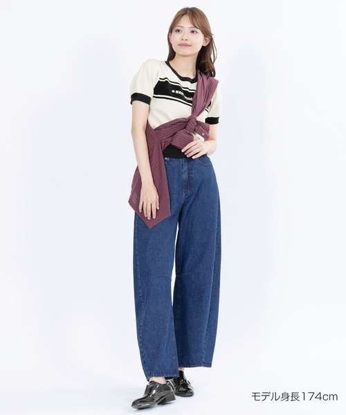 マリークワント MARY QUANT レトロロゴライン プルオーバー （ネイビー） MARY QUANT tシャツ マリークワント mary quant レトロロゴ