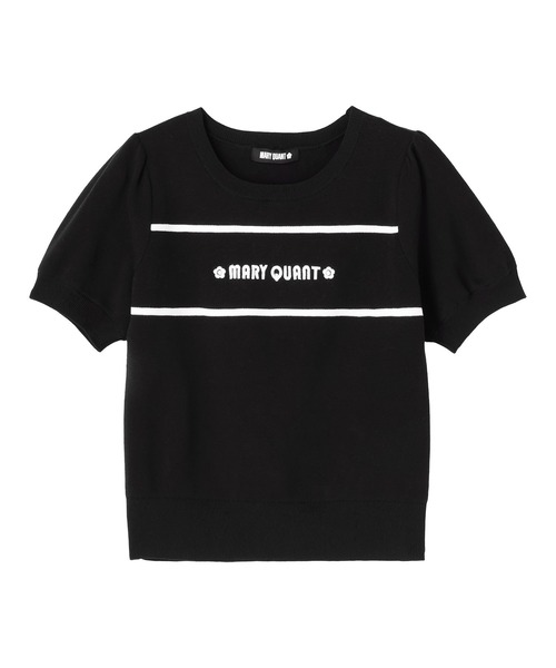 MARY QUANT♡アイオープナーデイジーロゴロング Tシャツ ブラック 未使用】MARY QUANT デイジーロゴ 長袖 黒 秋冬 長T｜Yahoo