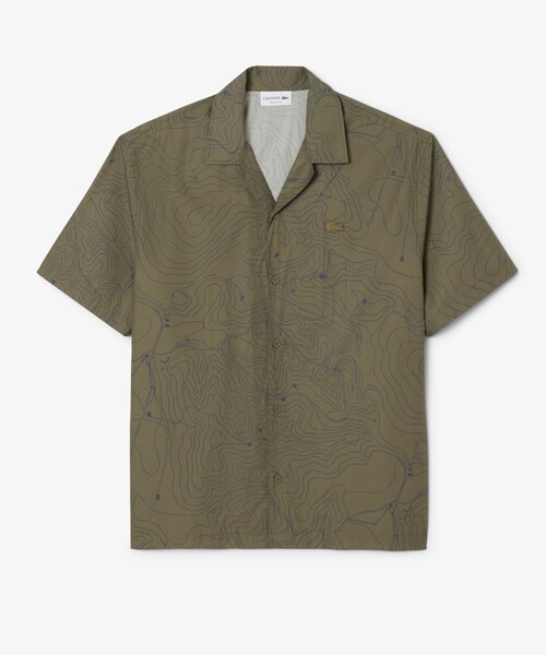 LACOSTE（ラコステ） シャツ シーズナルテキスタイルオープンカラー