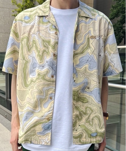 LACOSTE（ラコステ） シャツ シーズナルテキスタイルオープンカラー