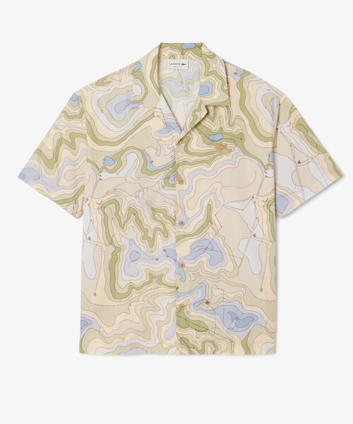 LACOSTE（ラコステ） シャツ シーズナルテキスタイルオープンカラー