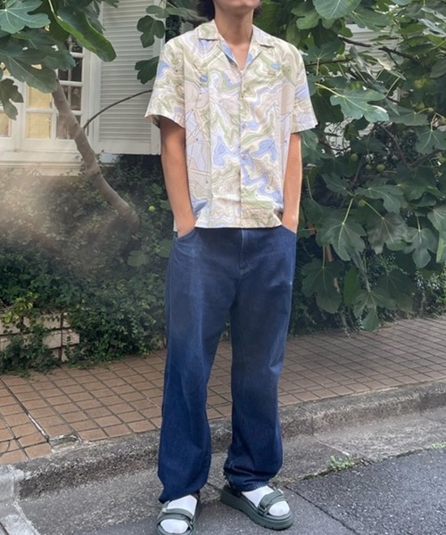 LACOSTE（ラコステ） シャツ シーズナルテキスタイルオープンカラー