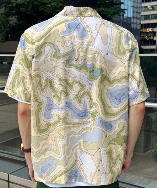 LACOSTE（ラコステ） シャツ シーズナルテキスタイルオープンカラー
